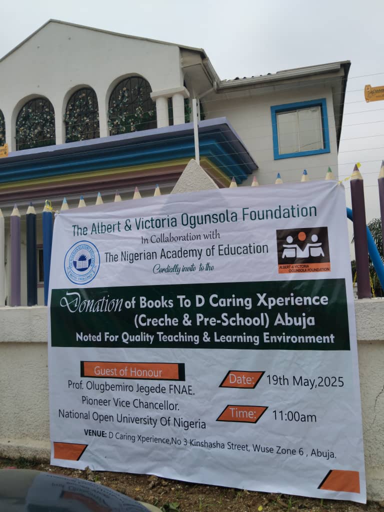 Book donation to creche abuja