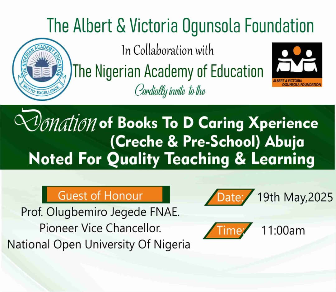 Book donation to creche abuja